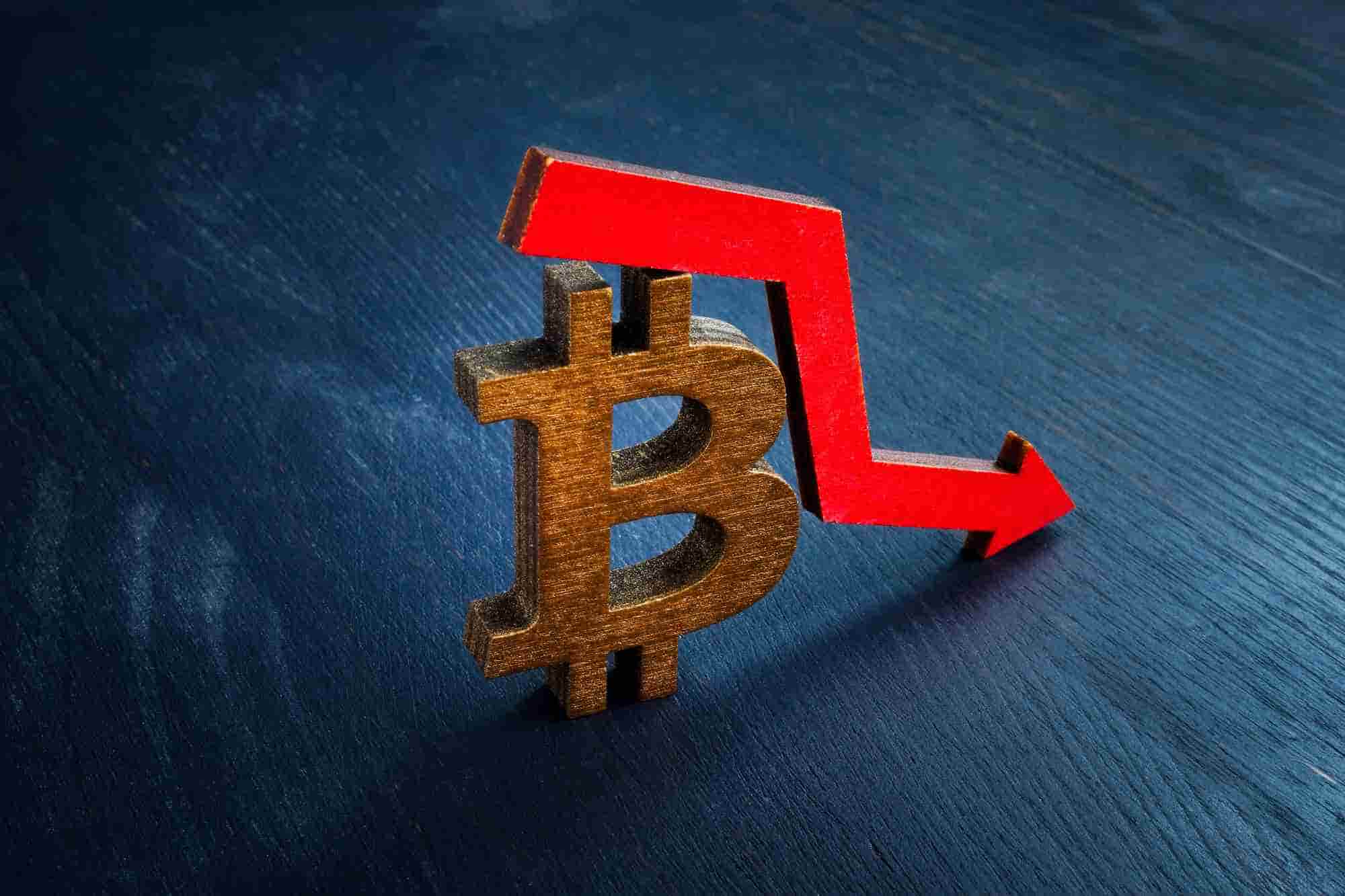 Sinkender Bitcoin-Kurs